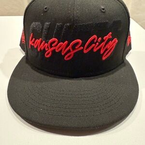 New Era Black and Red Kansas City Hat
